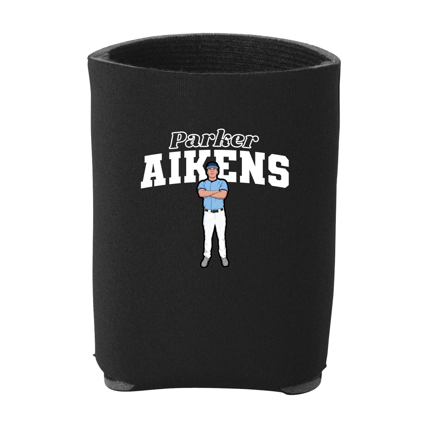 Can Holder — Name Arch in Black