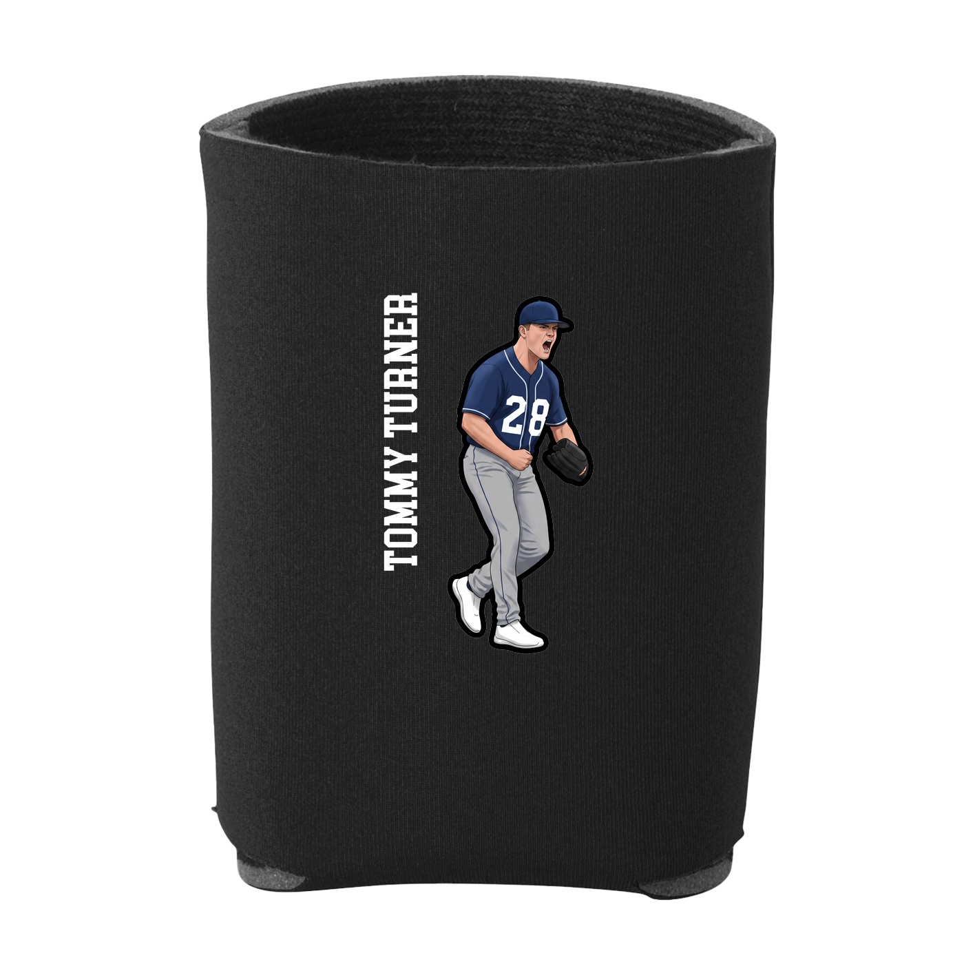 Can Holder — Name Vertical in Black