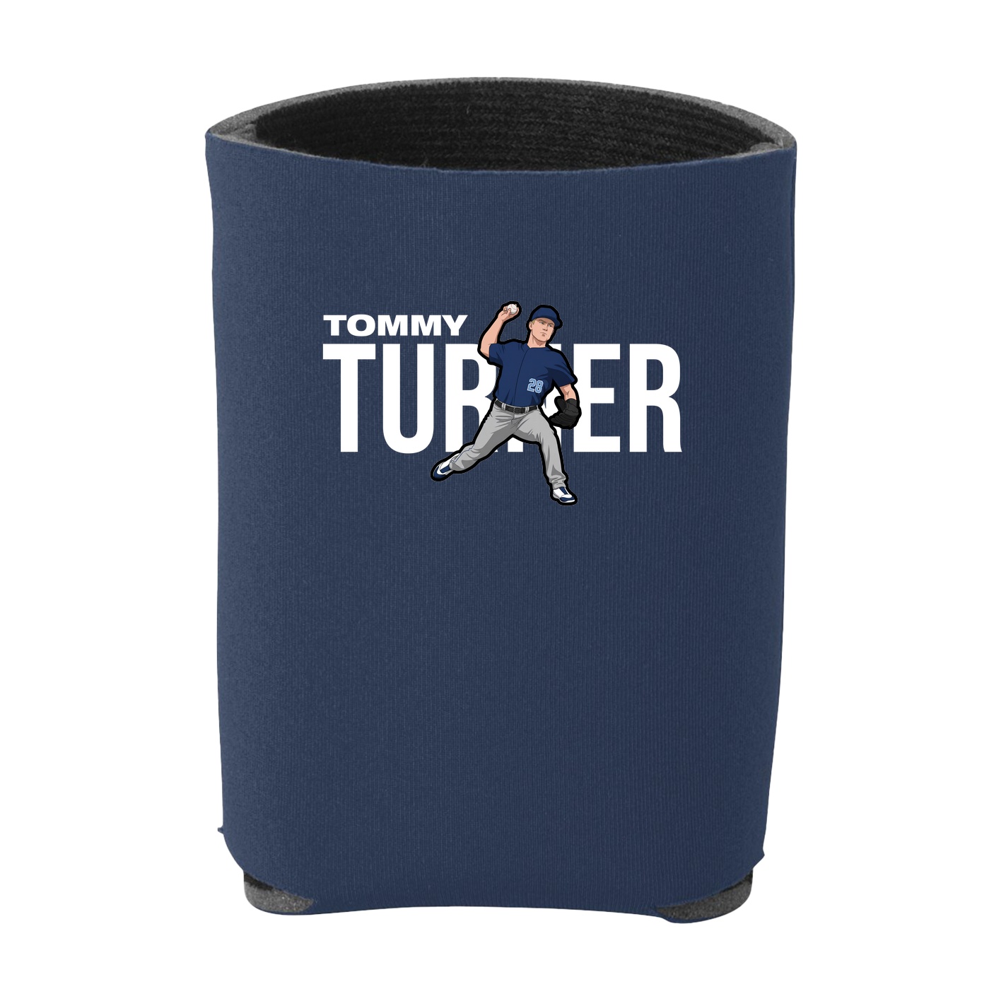 Can Holder — Player Name in Navy