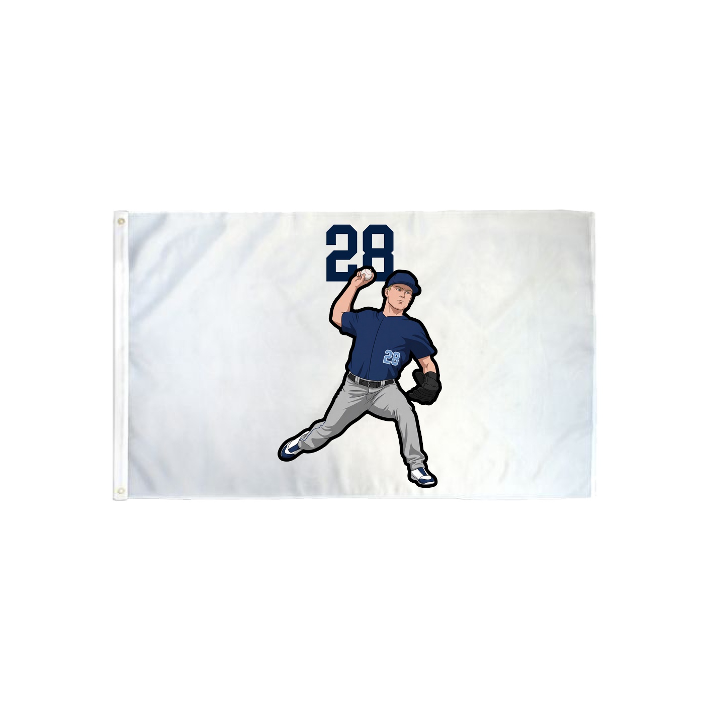 3x5 Flag — Number Top in Classic