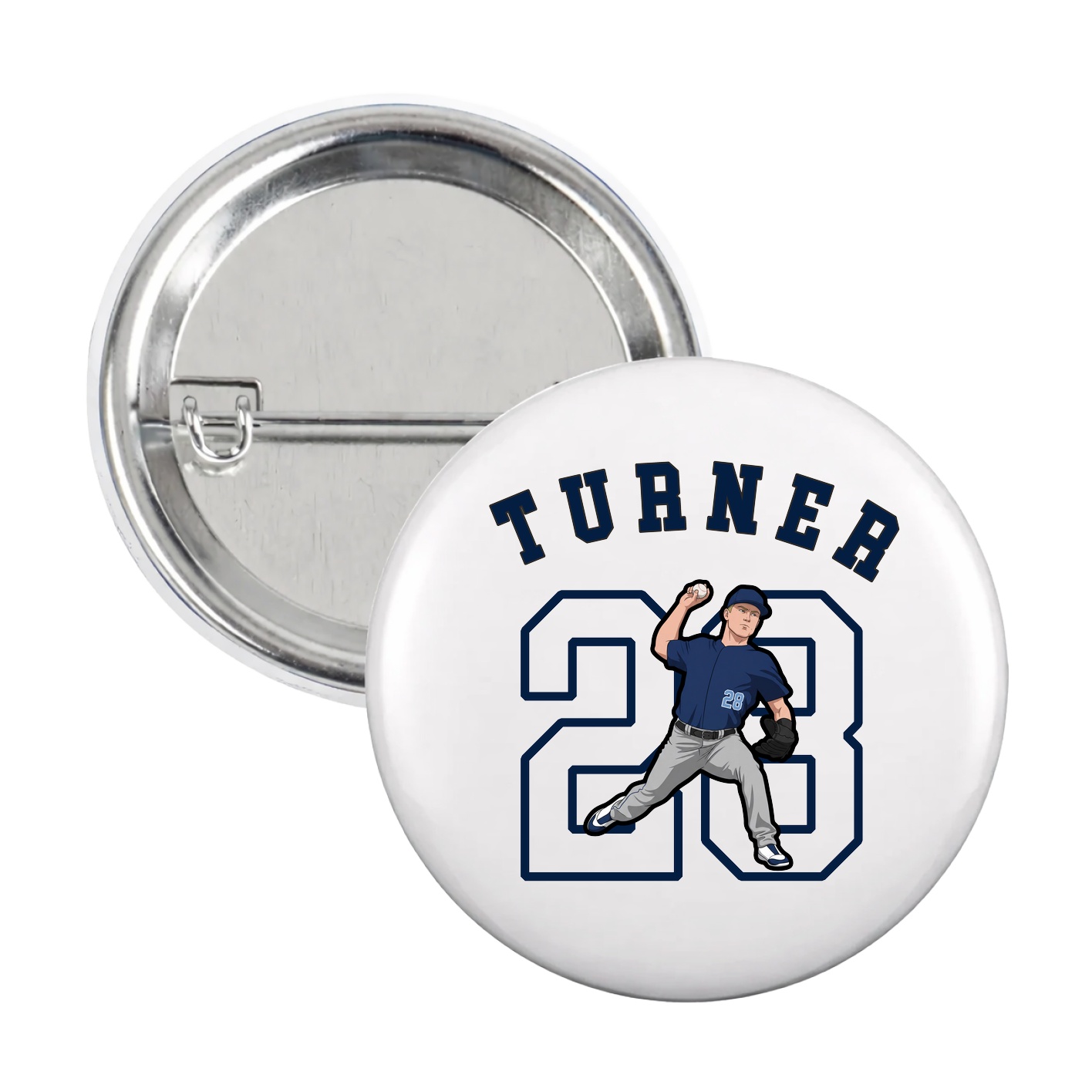 Game Day Button — Shirsey Arch in White