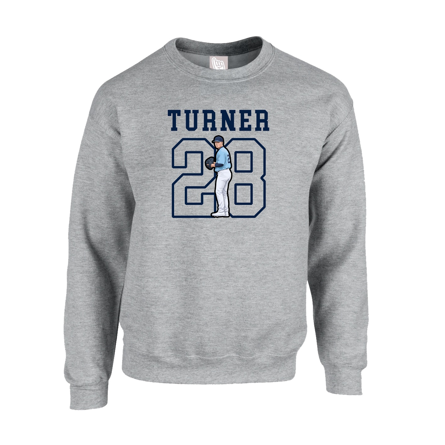 Fleece Crew — Shirsey in Grey