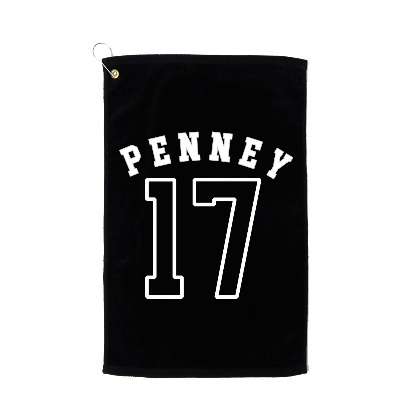 Golf Towel — Shirsey Arch in Black