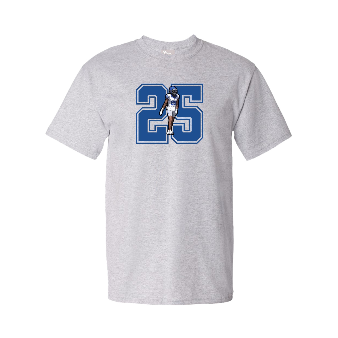Youth Tee — Number in Grey