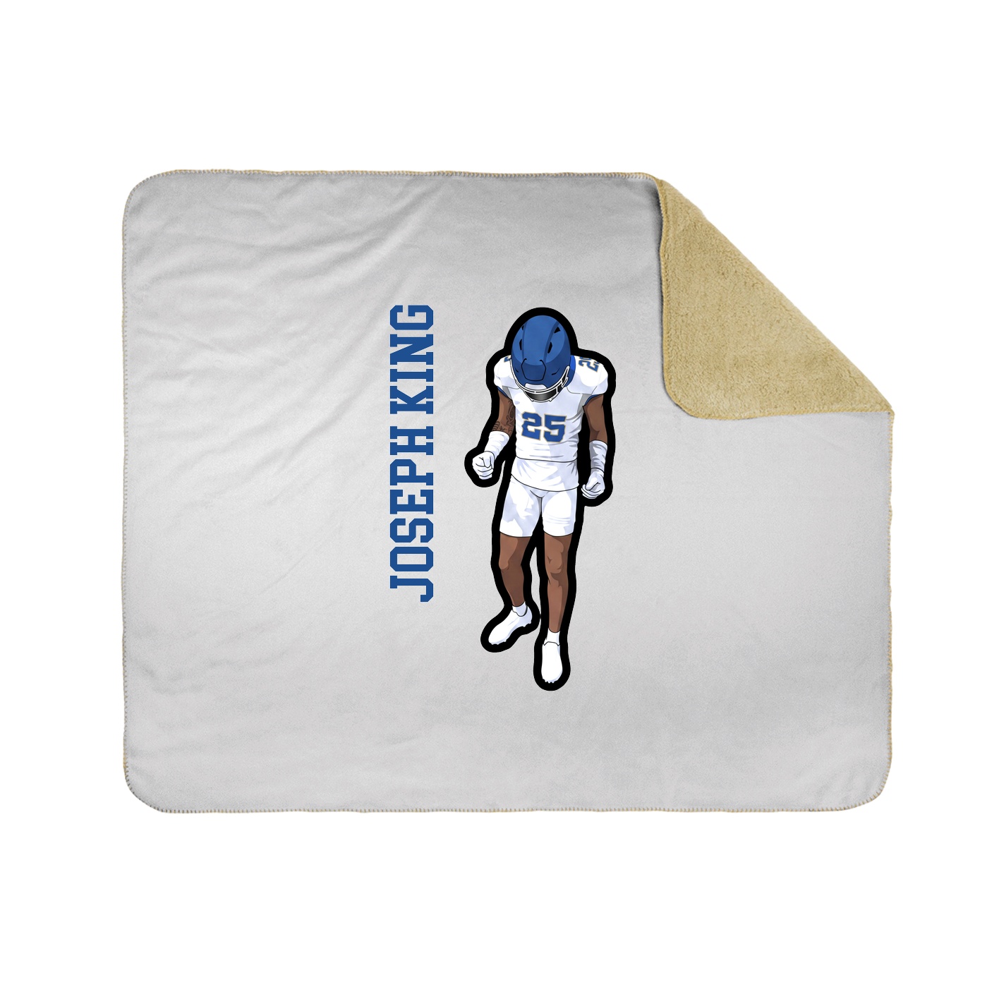 50x60 Sherpa Lined Throw Blanket