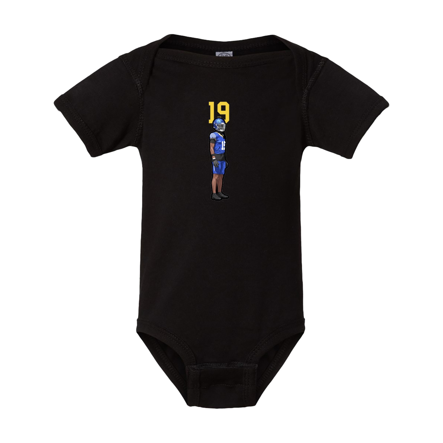 Baby Onesie — Number Top in Black