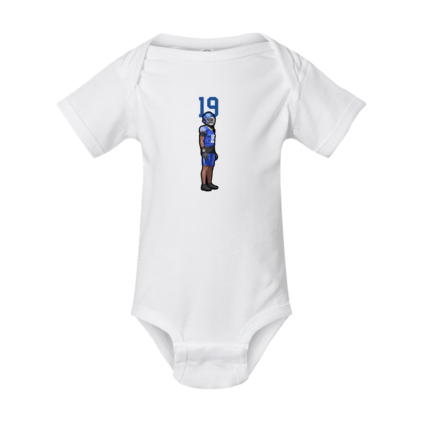 Baby Onesie — Number Top in White