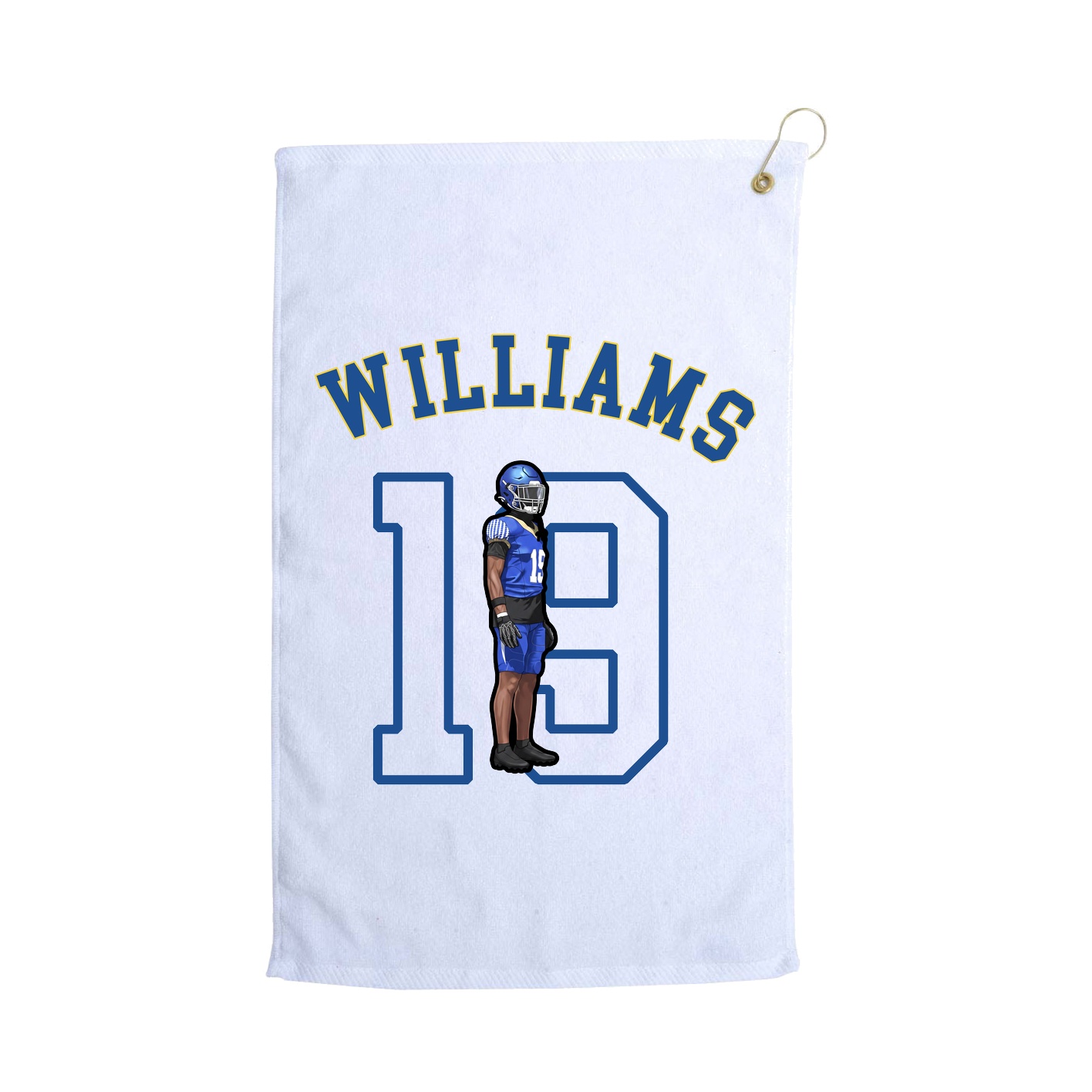 Golf Towel — Shirsey Arch in White