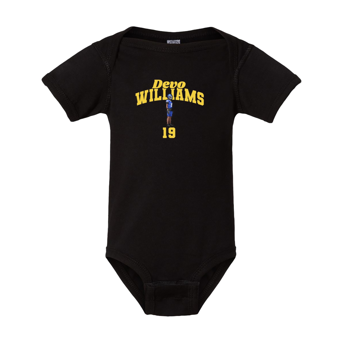 Baby Onesie — Signature Arch in Black