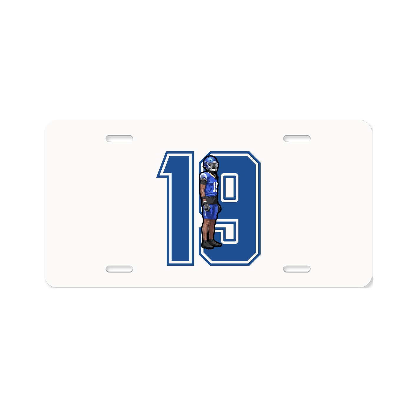 License Plate — Number in Classic