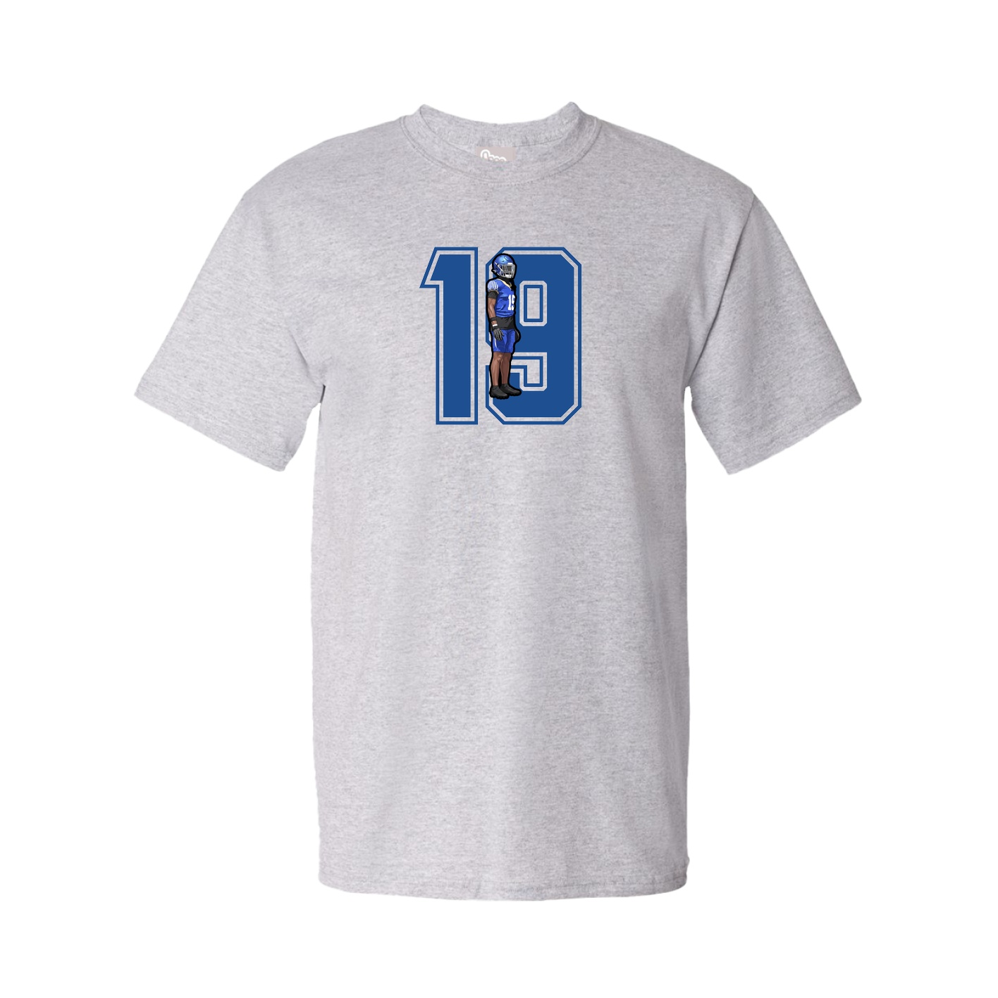 Youth Tee — Number in Grey