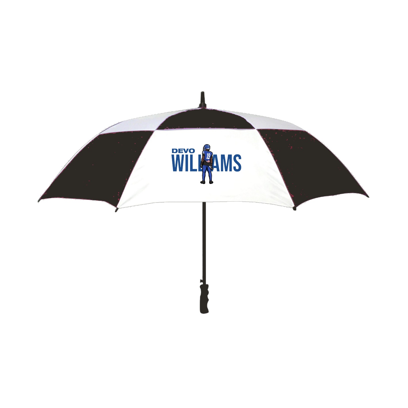 Golf Umbrella — Player Name in Black