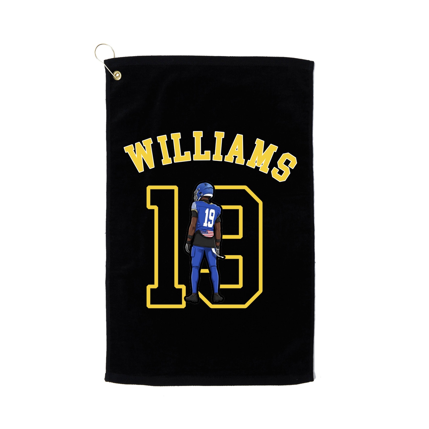 Golf Towel — Shirsey Arch in Black