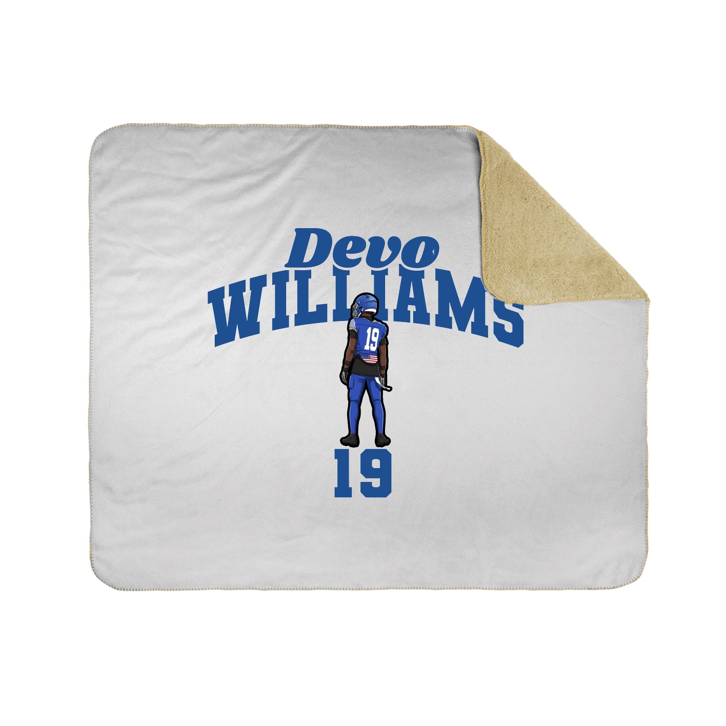Throw Blanket — Signature Arch in White