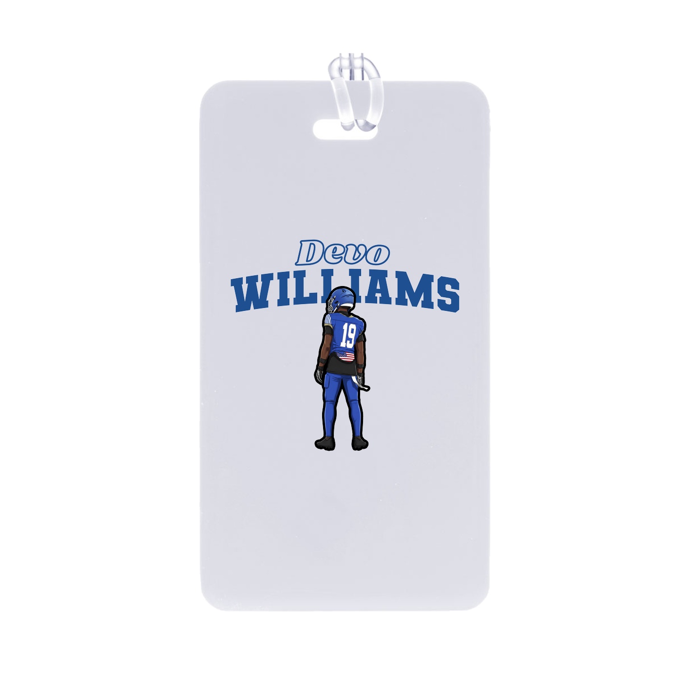 Bag Tag — Name Arch in Classic