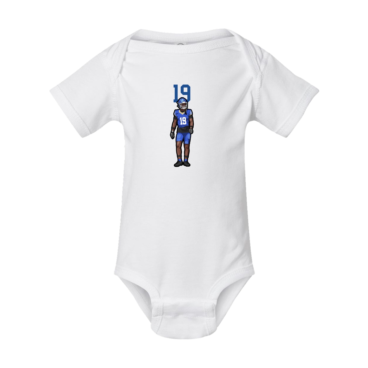 Baby Onesie — Number Top in White