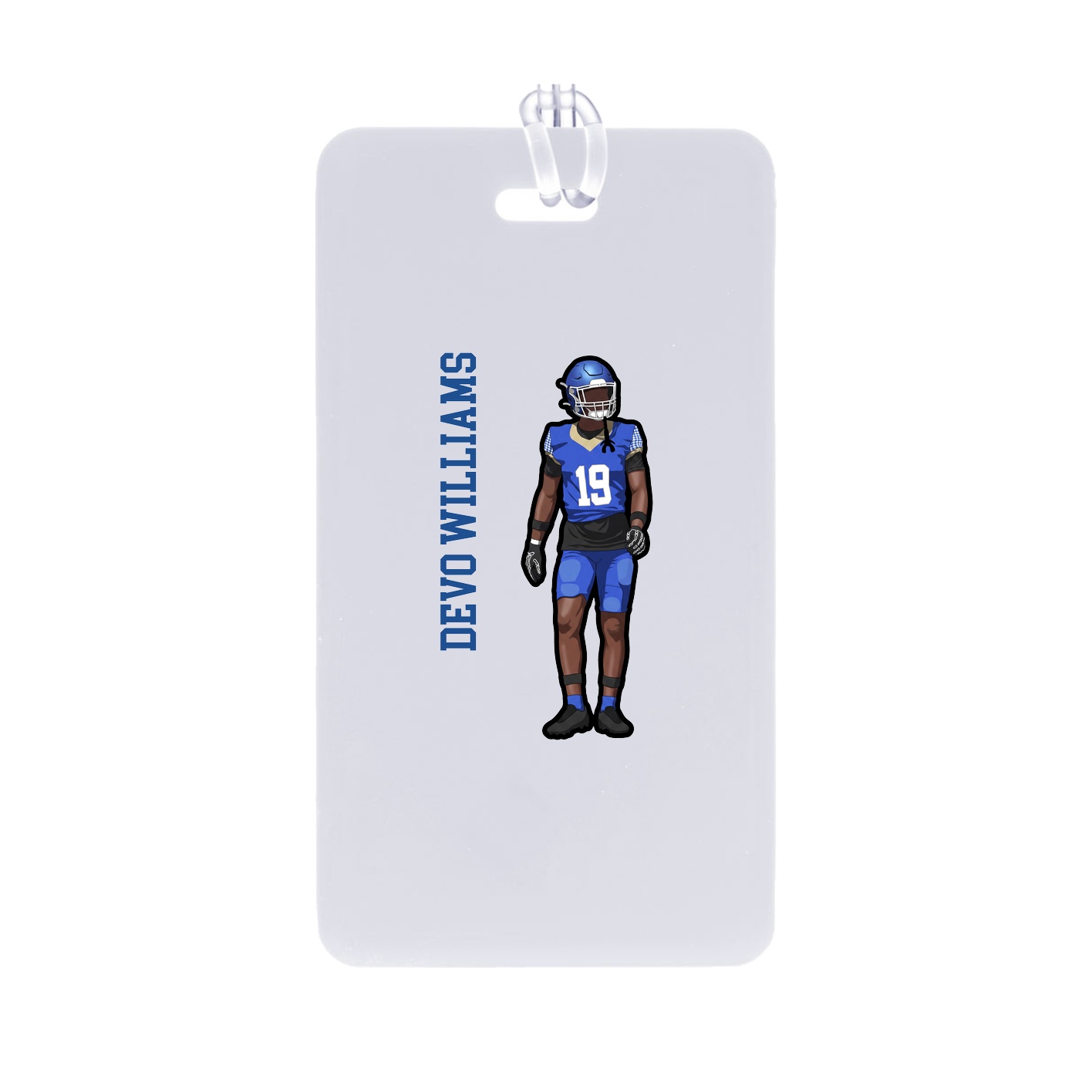 Bag Tag — Name Vertical in Classic