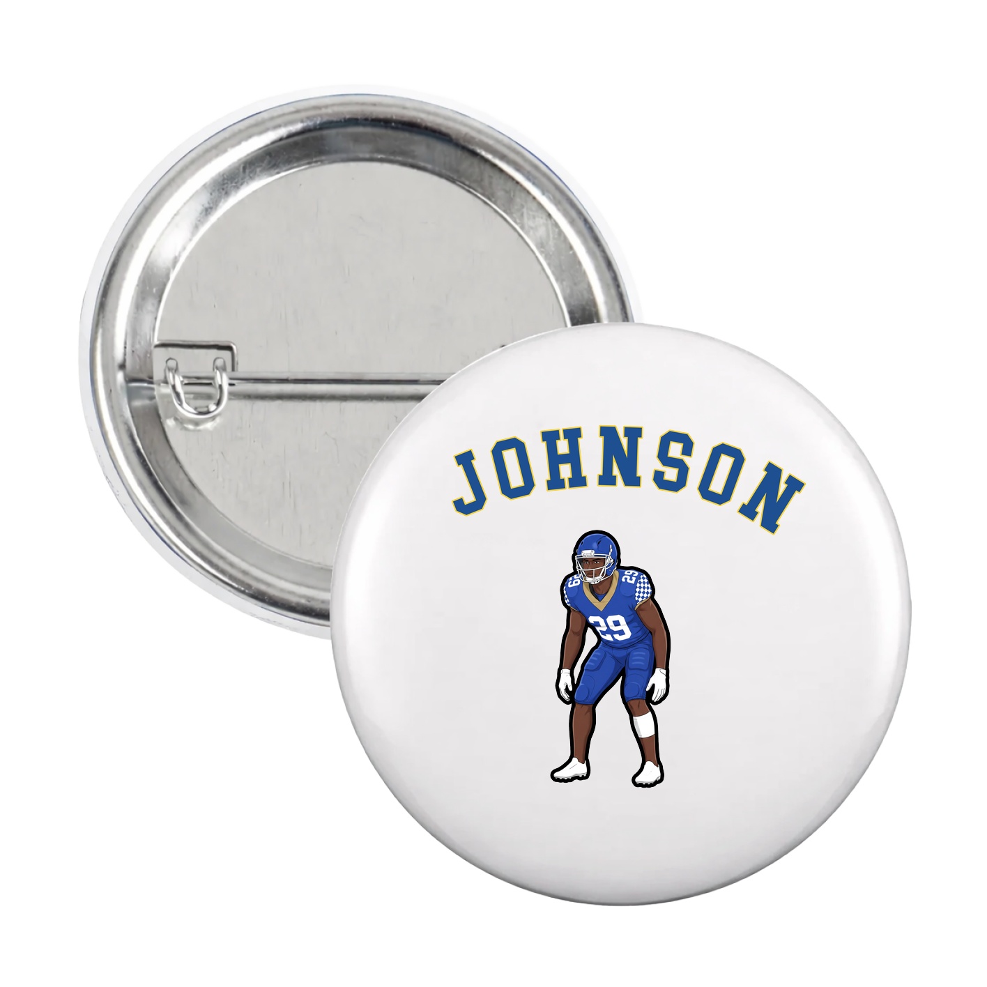 Game Day Button — Shirsey Arch in White