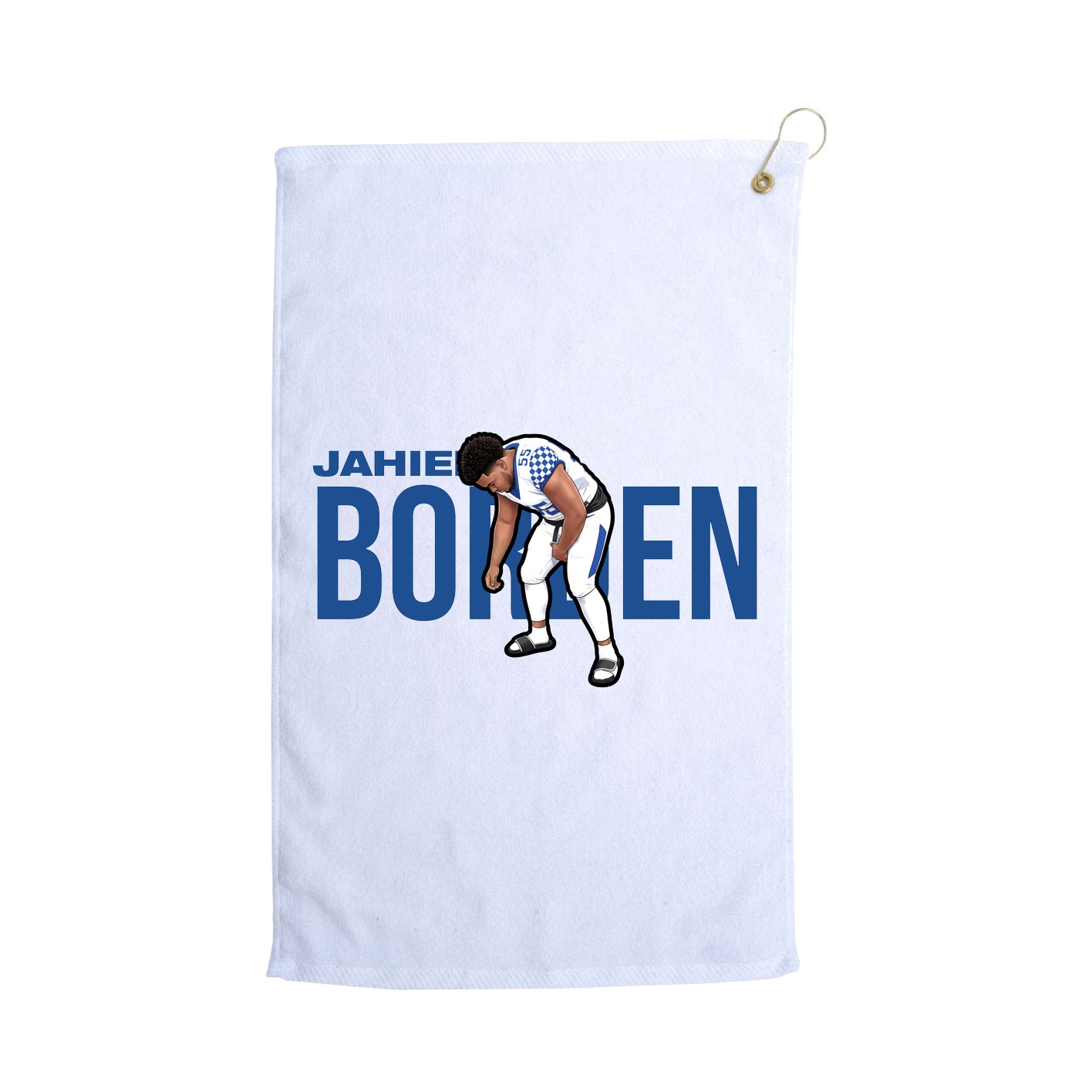 Golf Towel — Player Name in White