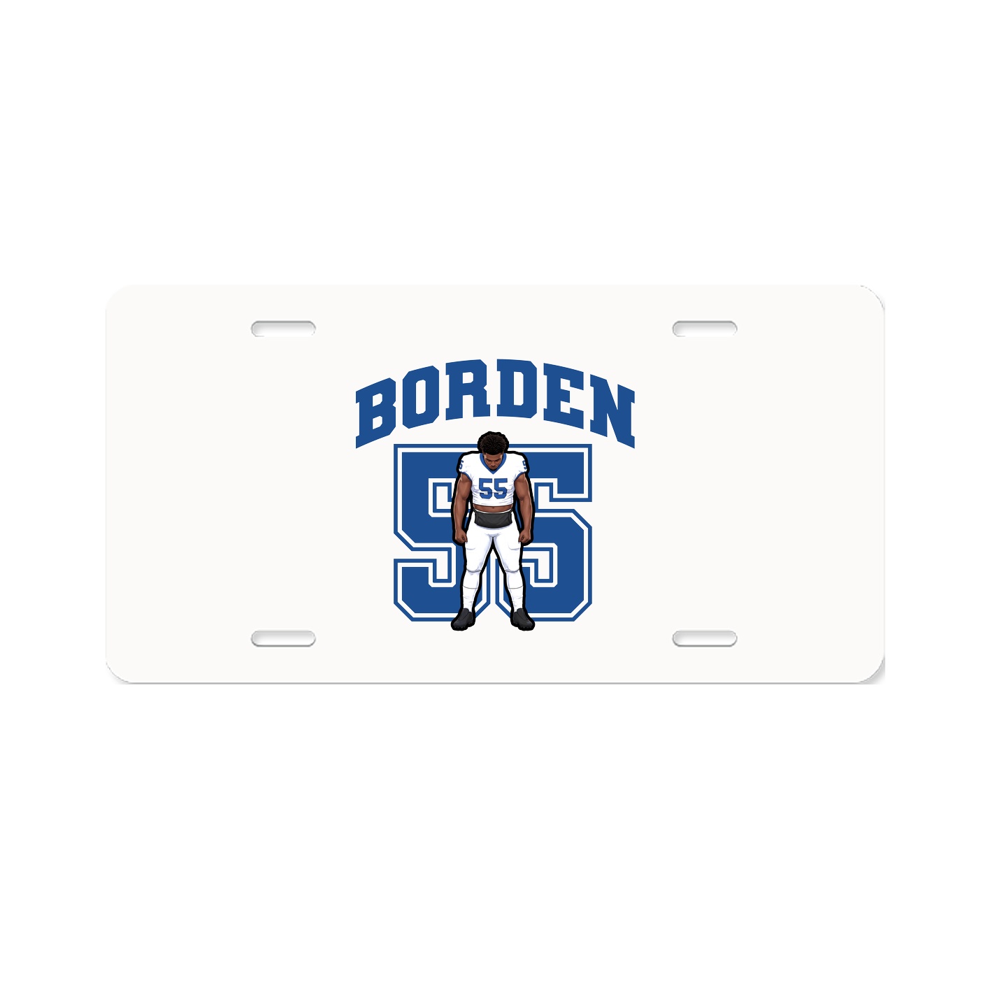 License Plate — Number in Classic