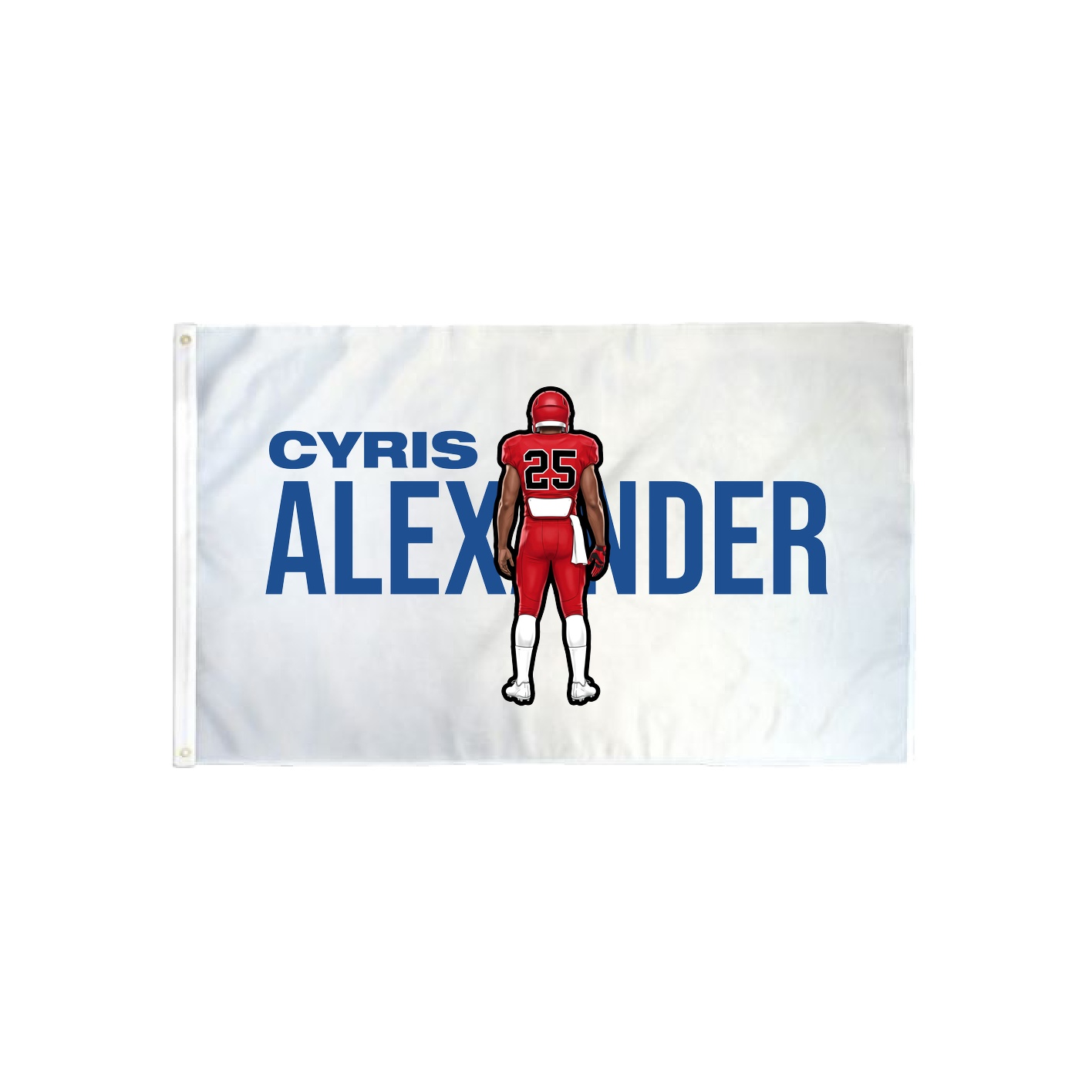 3x5 Flag — Player Name in Classic