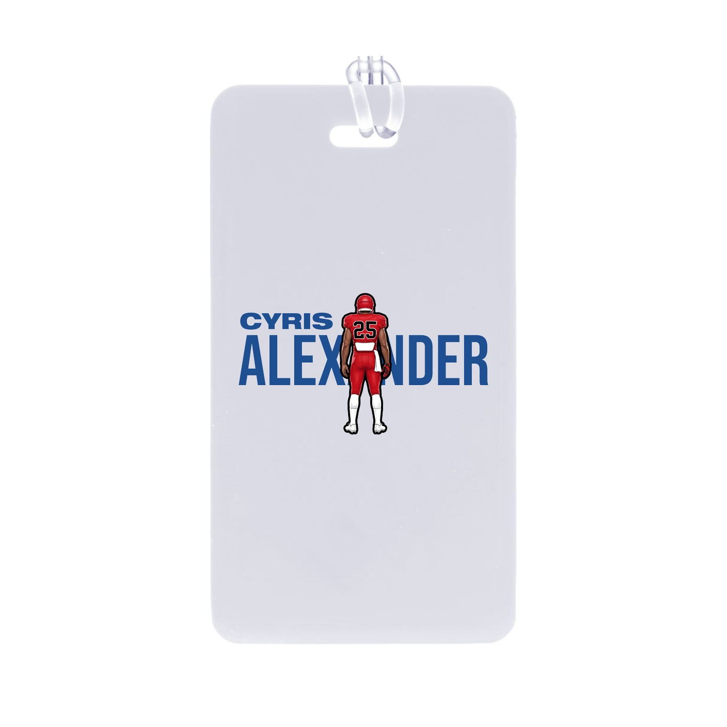 Bag Tag — Player Name in Classic