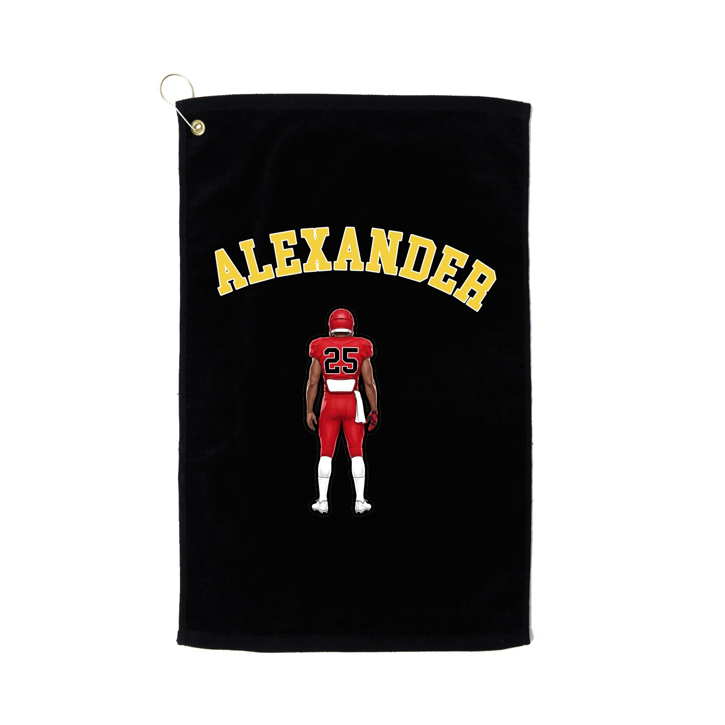 Golf Towel — Shirsey Arch in Black