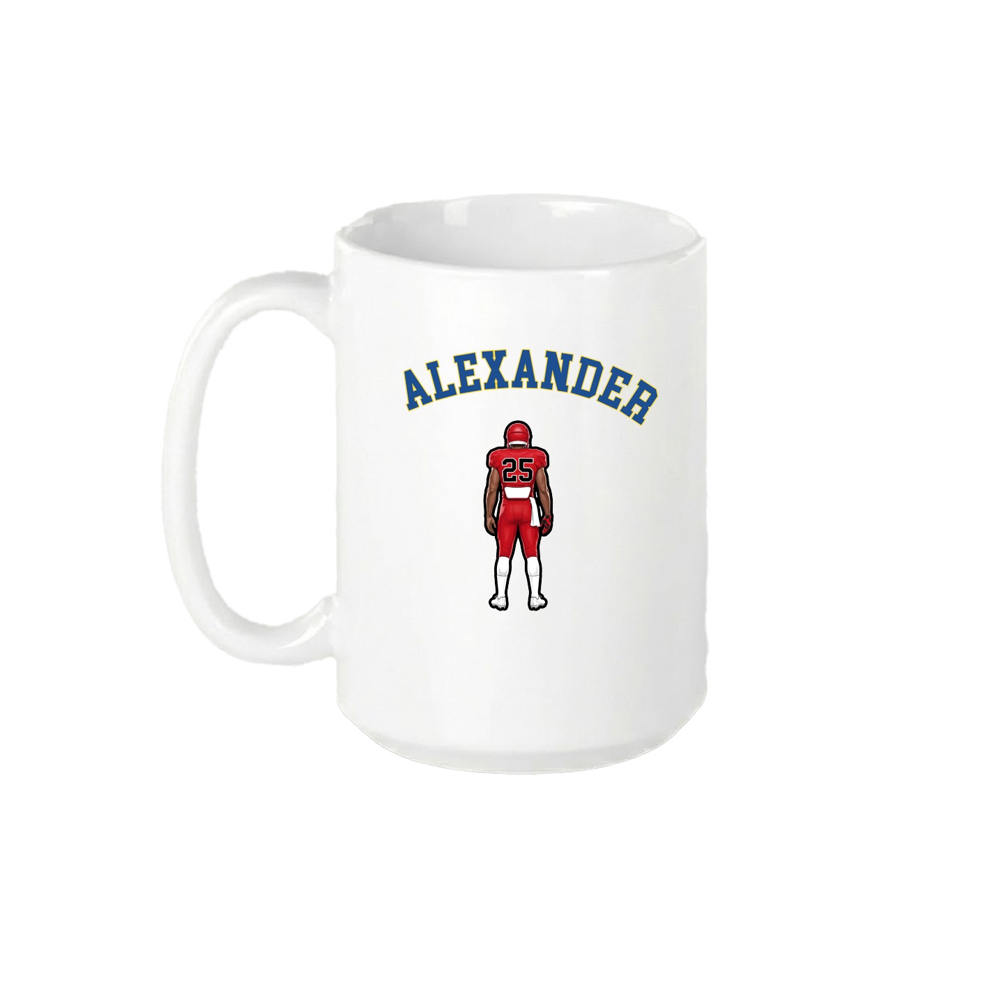 15oz Coffee Mug — Shirsey Arch in White