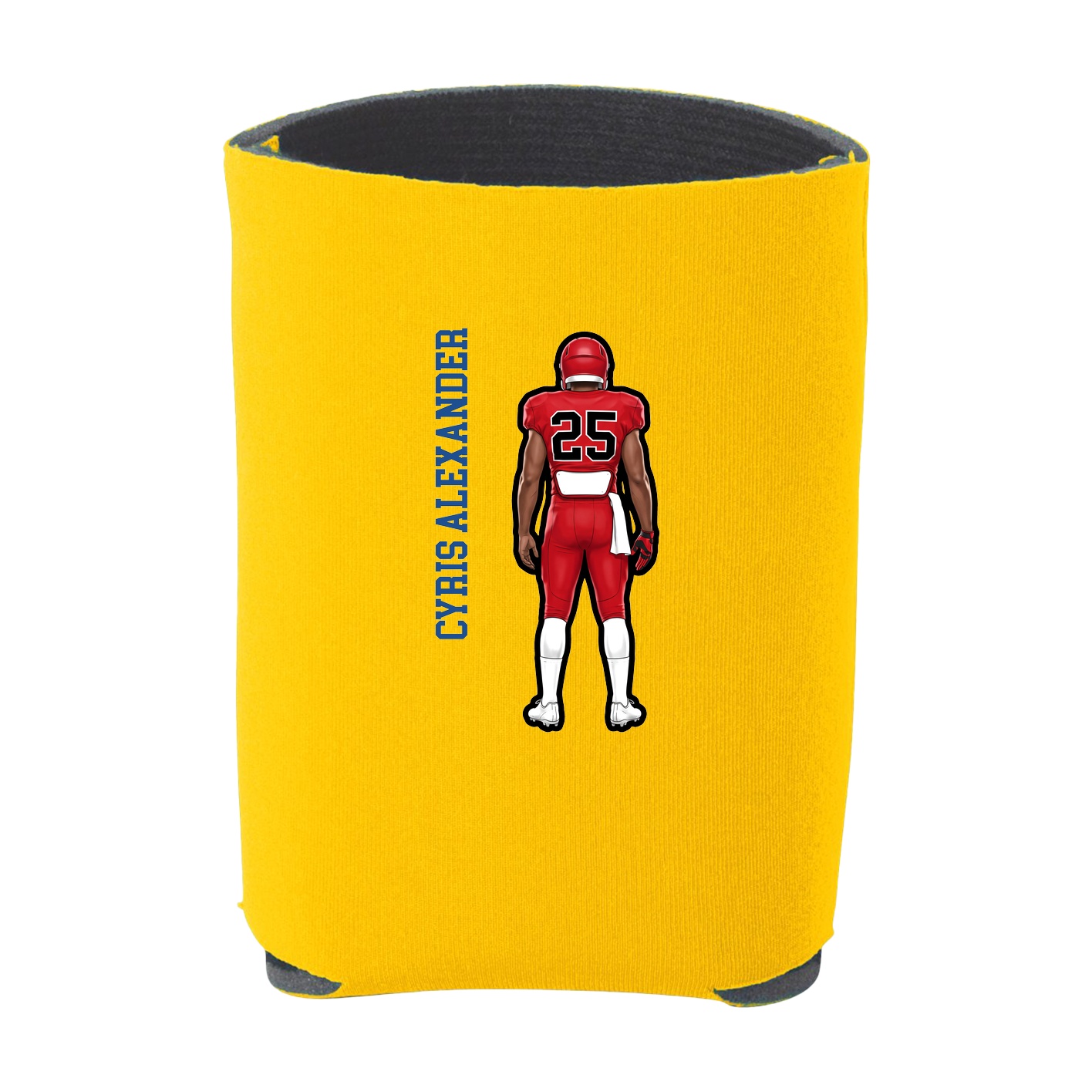 Can Holder — Name Vertical in Yellow