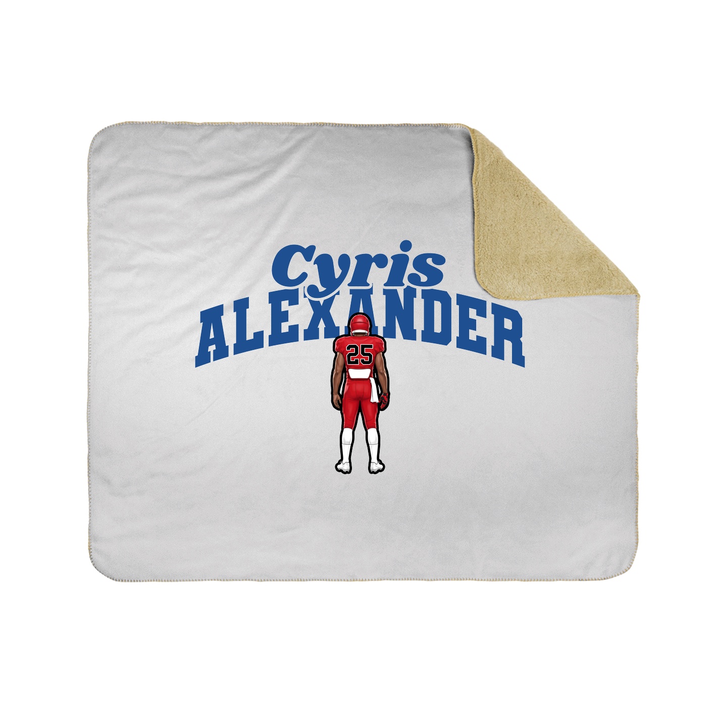 Throw Blanket — Signature Arch in White