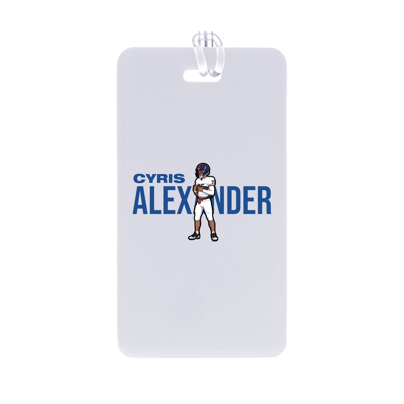 Bag Tag — Player Name in Classic
