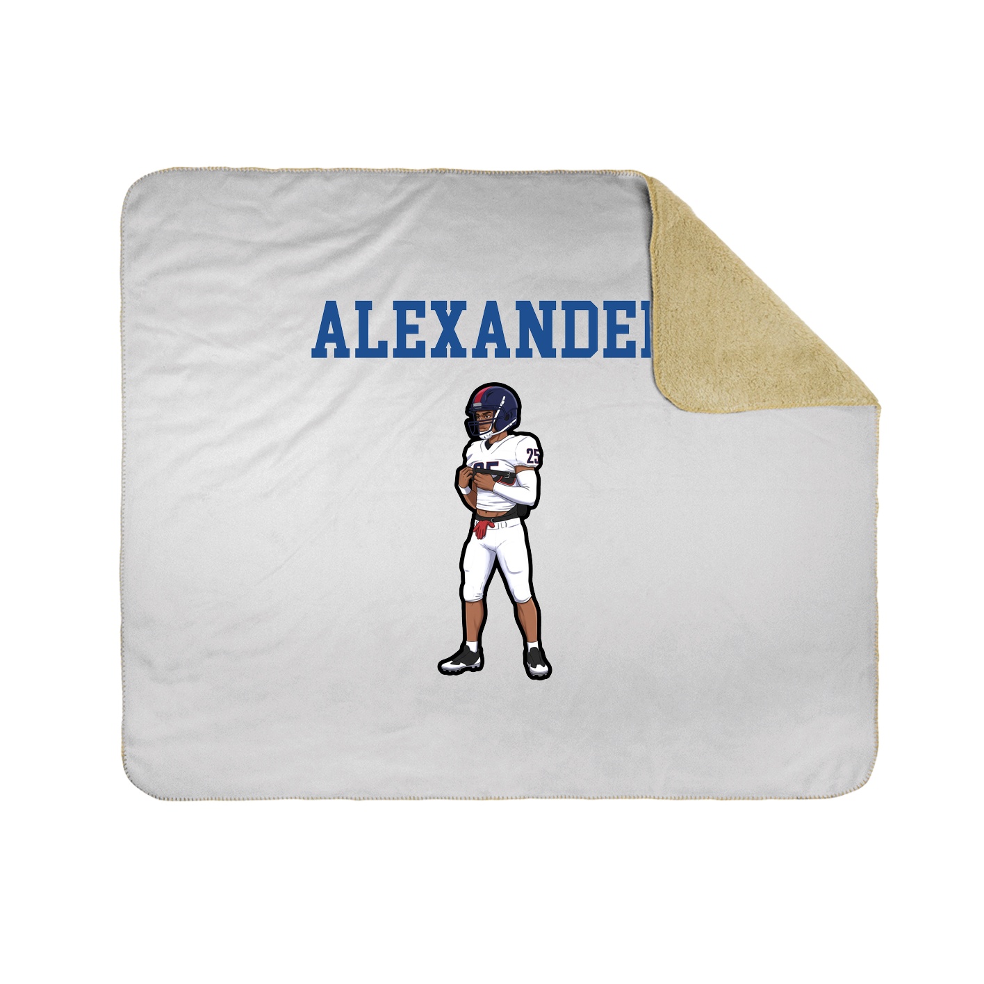 Throw Blanket — Shirsey in White