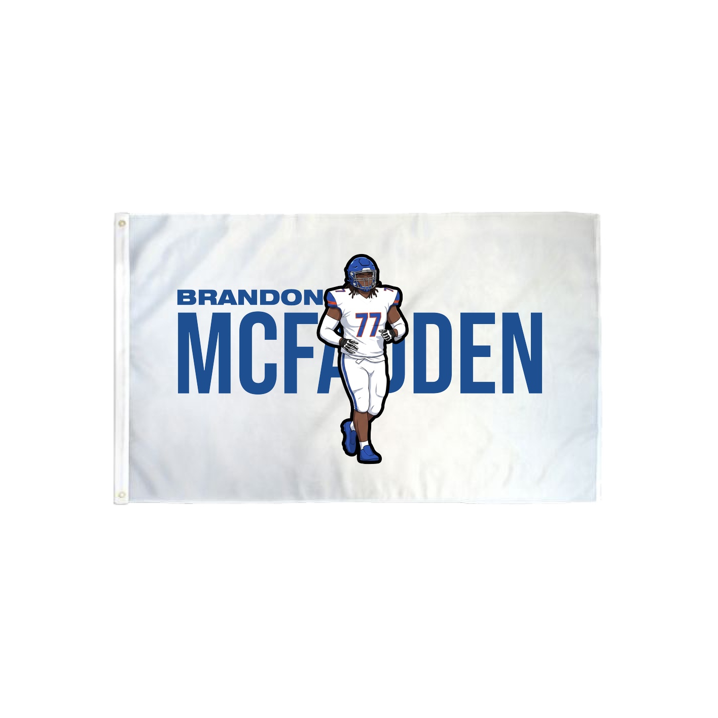 3x5 Flag — Player Name in Classic