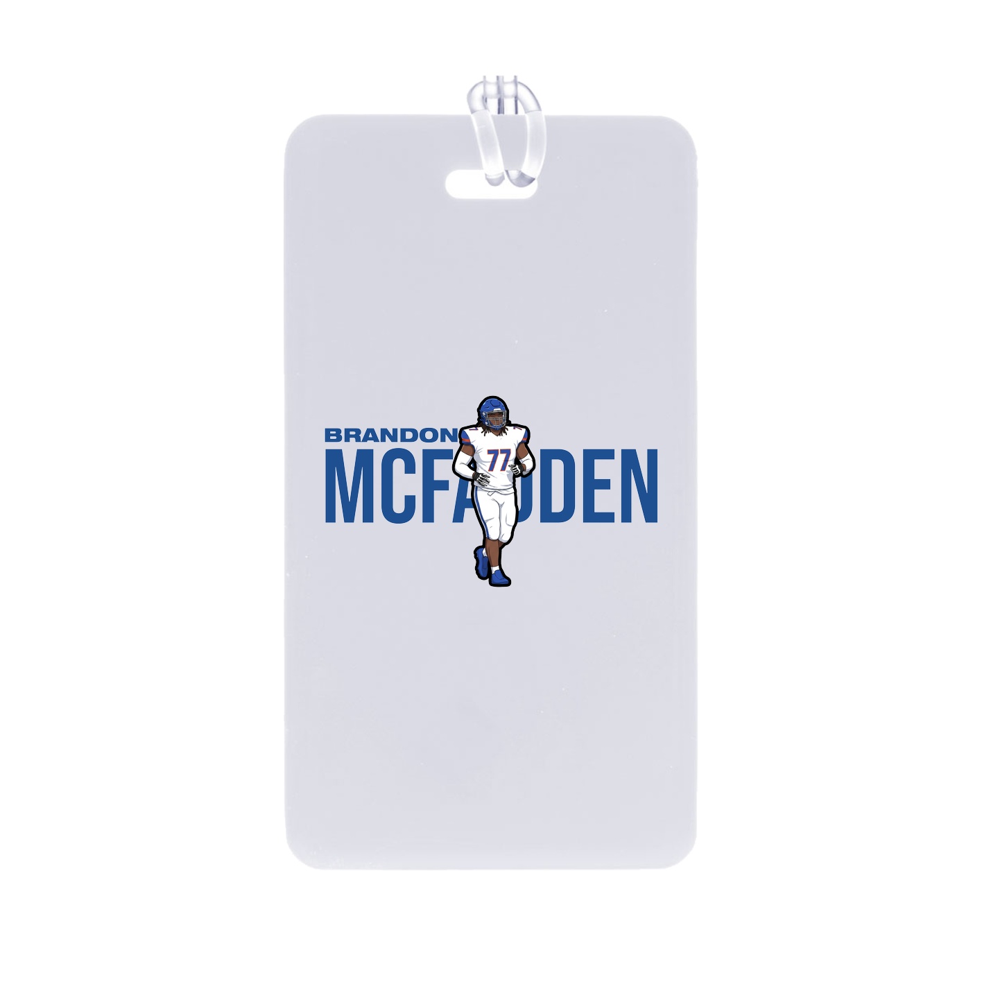 Bag Tag — Player Name in Classic