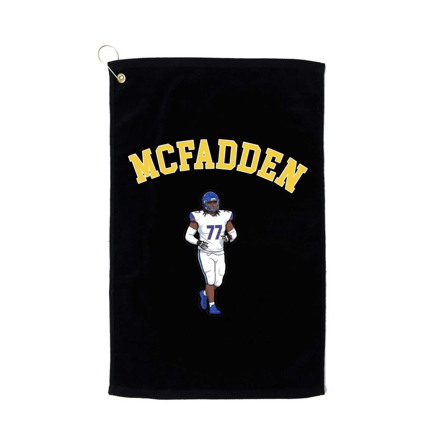 Golf Towel — Shirsey Arch in Black