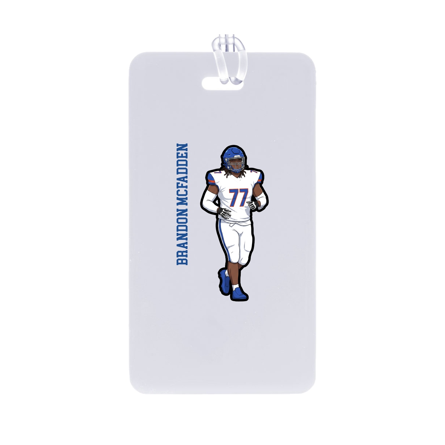 Bag Tag — Name Vertical in Classic