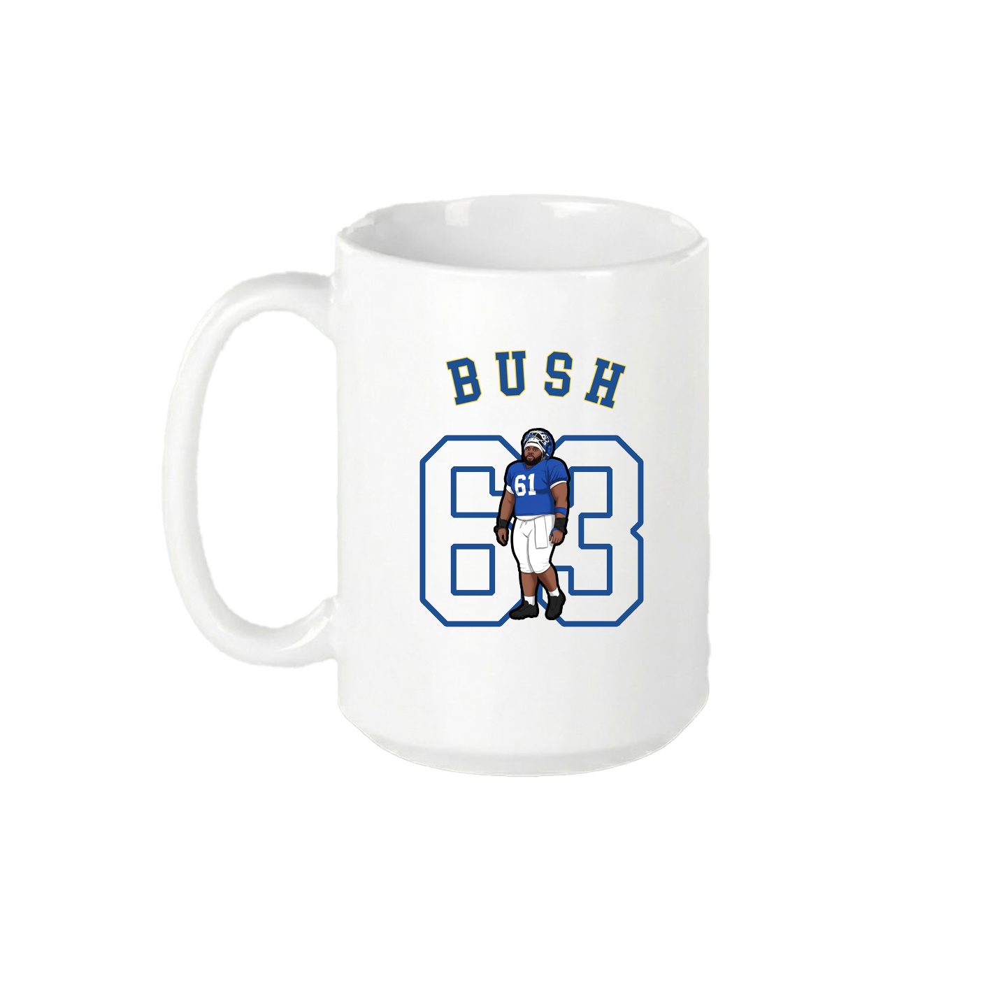 15oz Coffee Mug — Shirsey Arch in White
