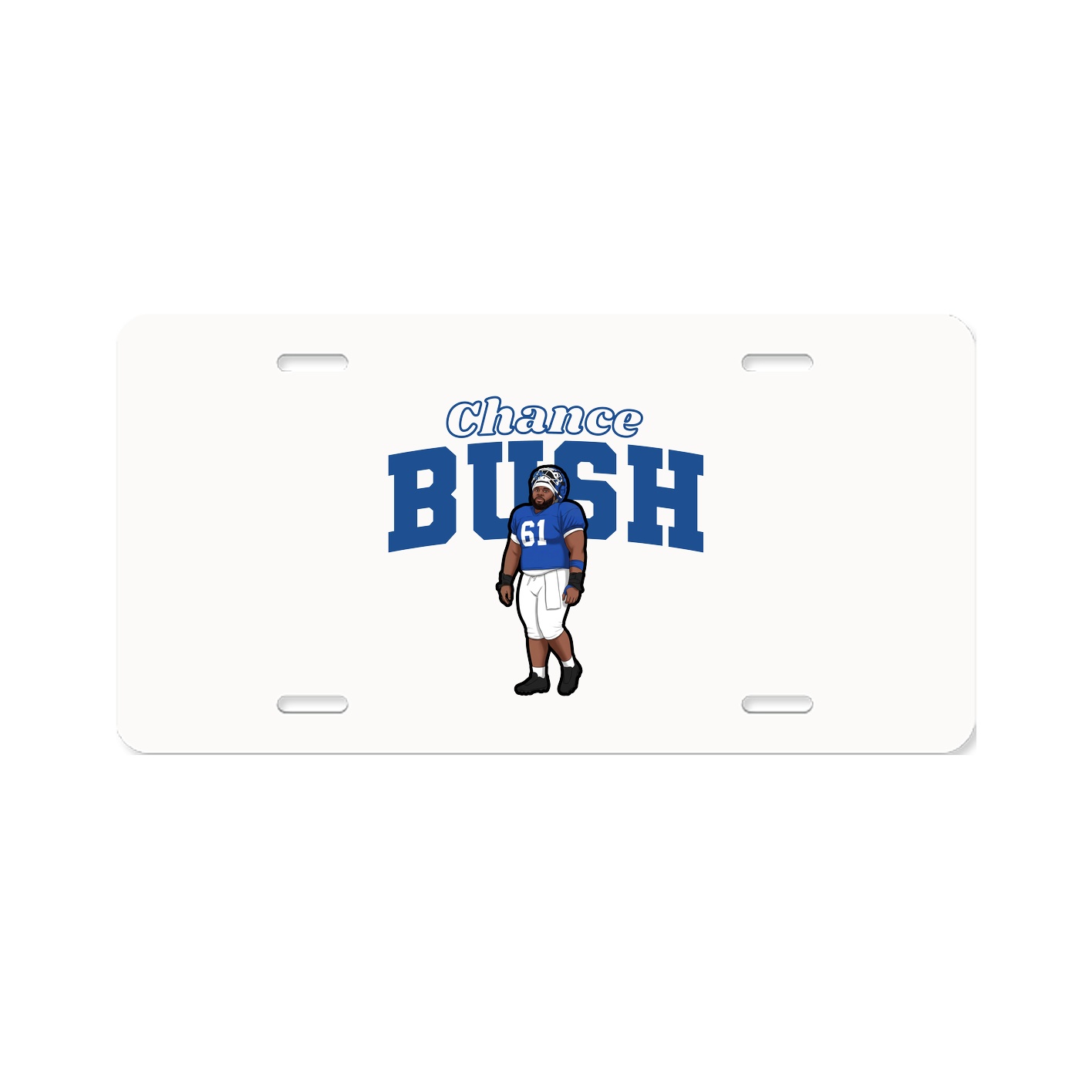 License Plate — Name Arch in Classic