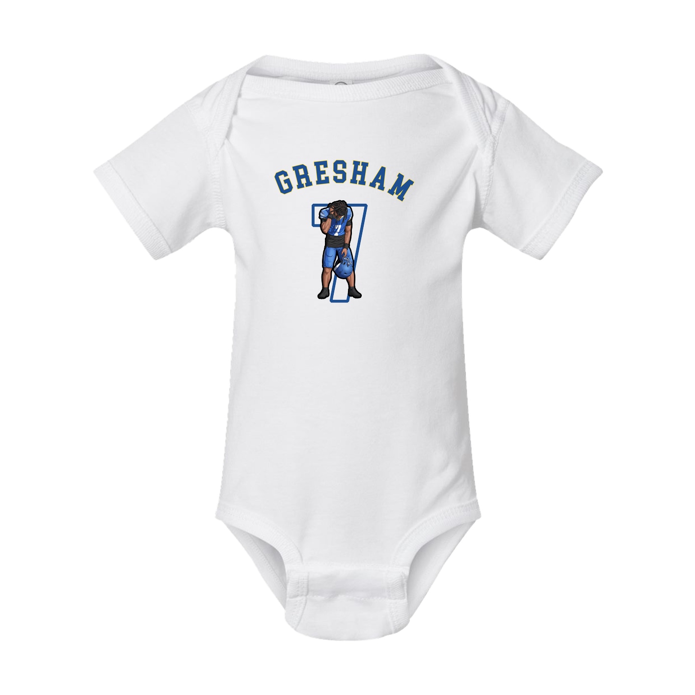 Baby Onesie — Shirsey Arch in White
