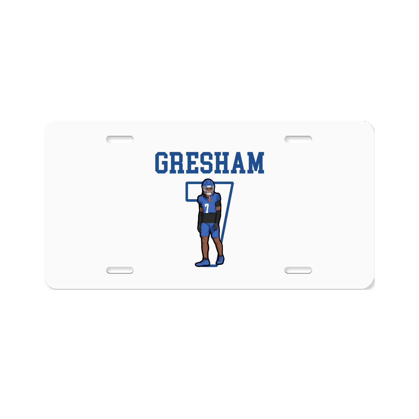 License Plate — Shirsey in Classic