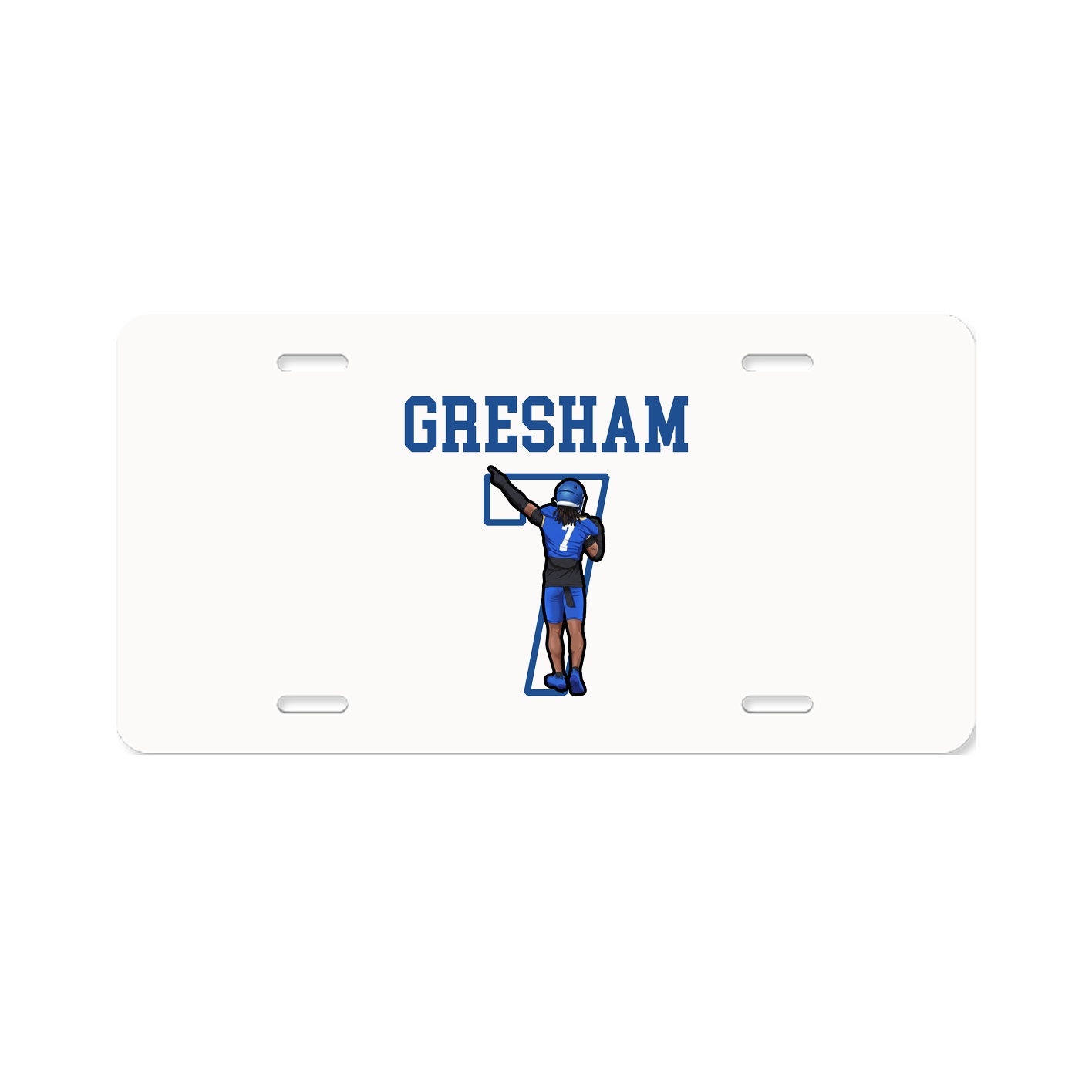License Plate — Shirsey in Classic
