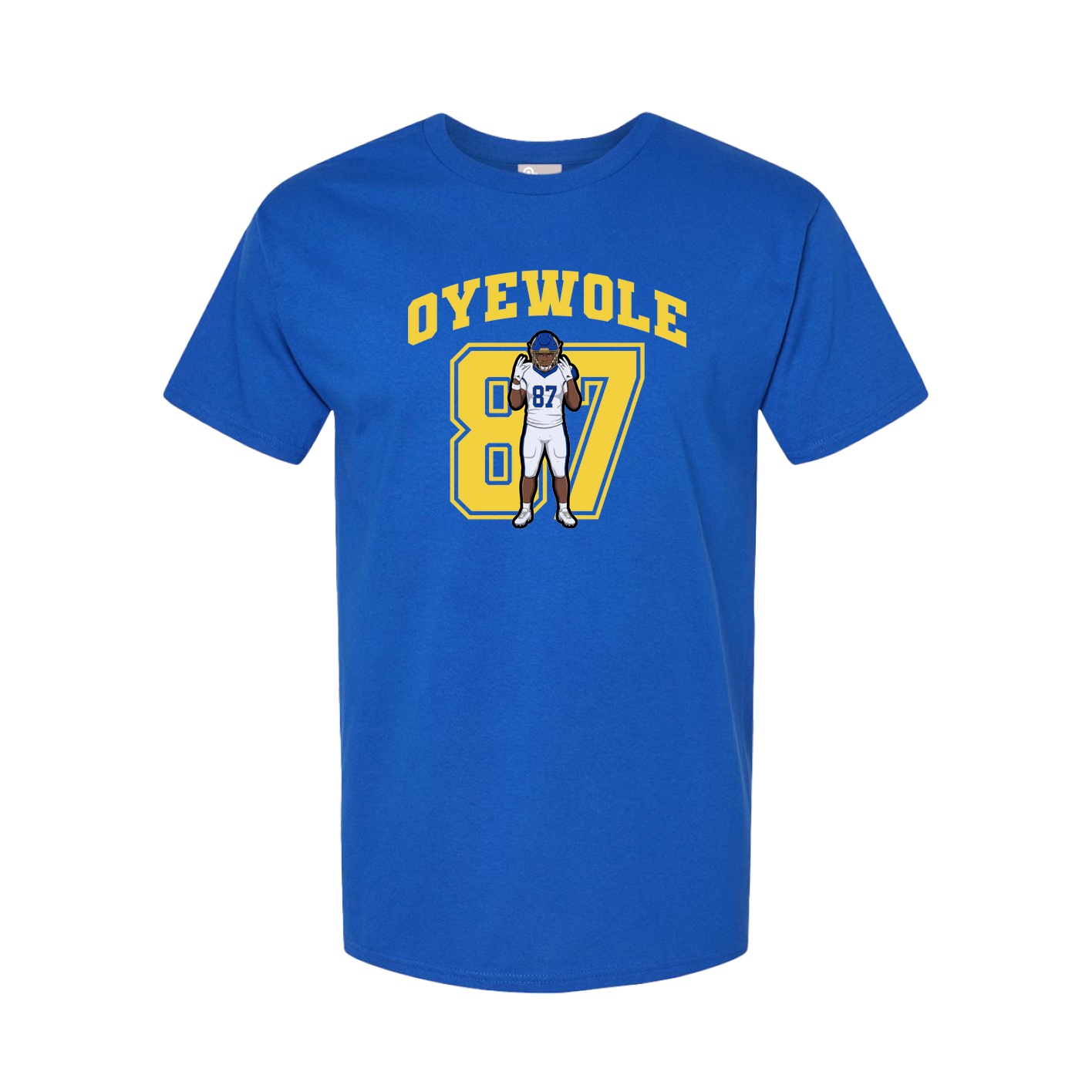 Youth Tee — Number in Royal