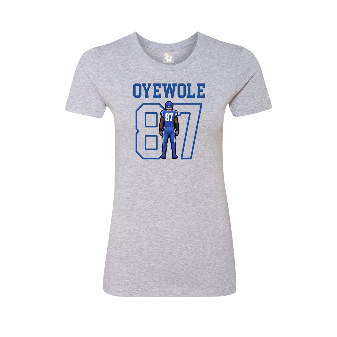 Fitted Women's Tee — Shirsey in Grey