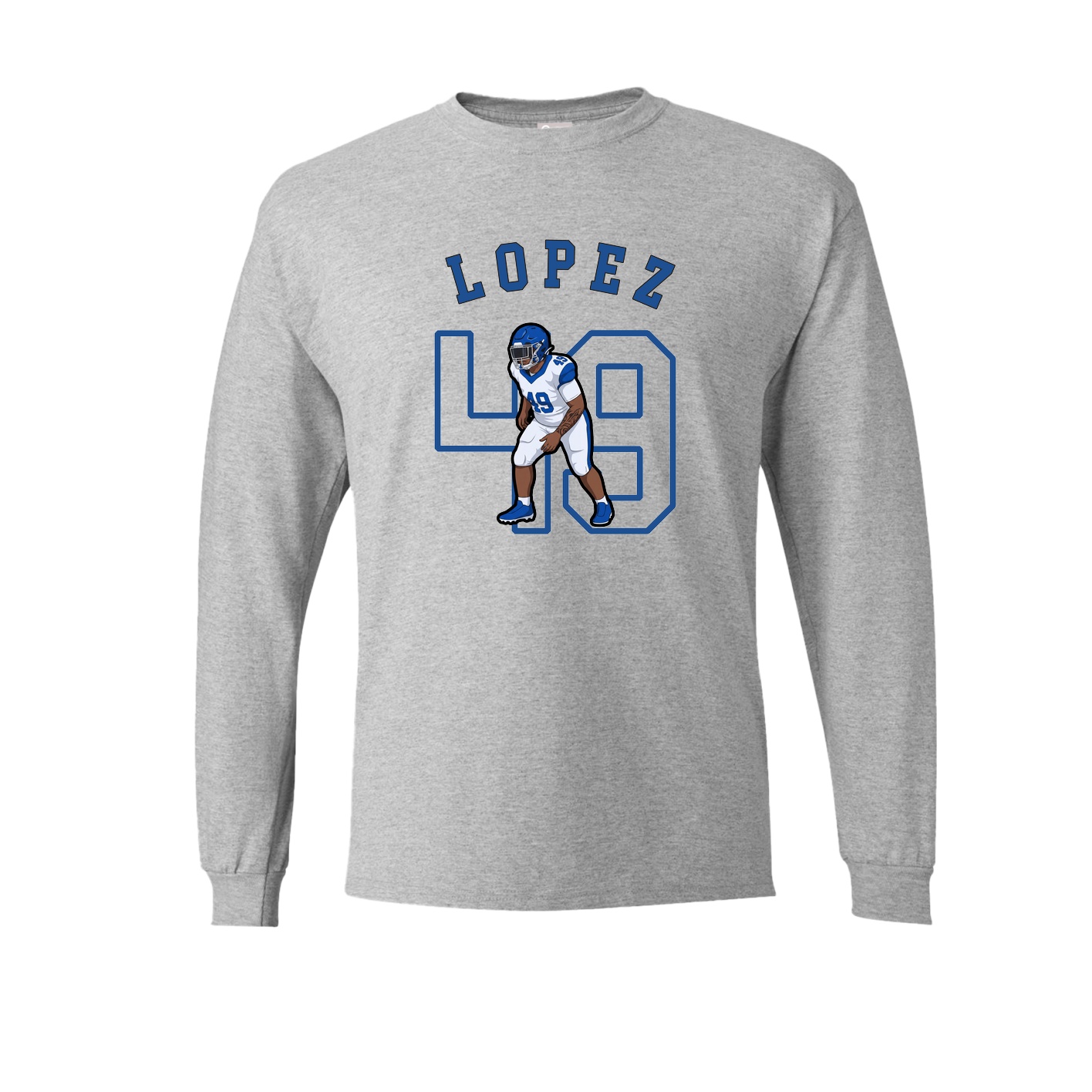 Long Sleeve Tee — Shirsey Arch in Grey