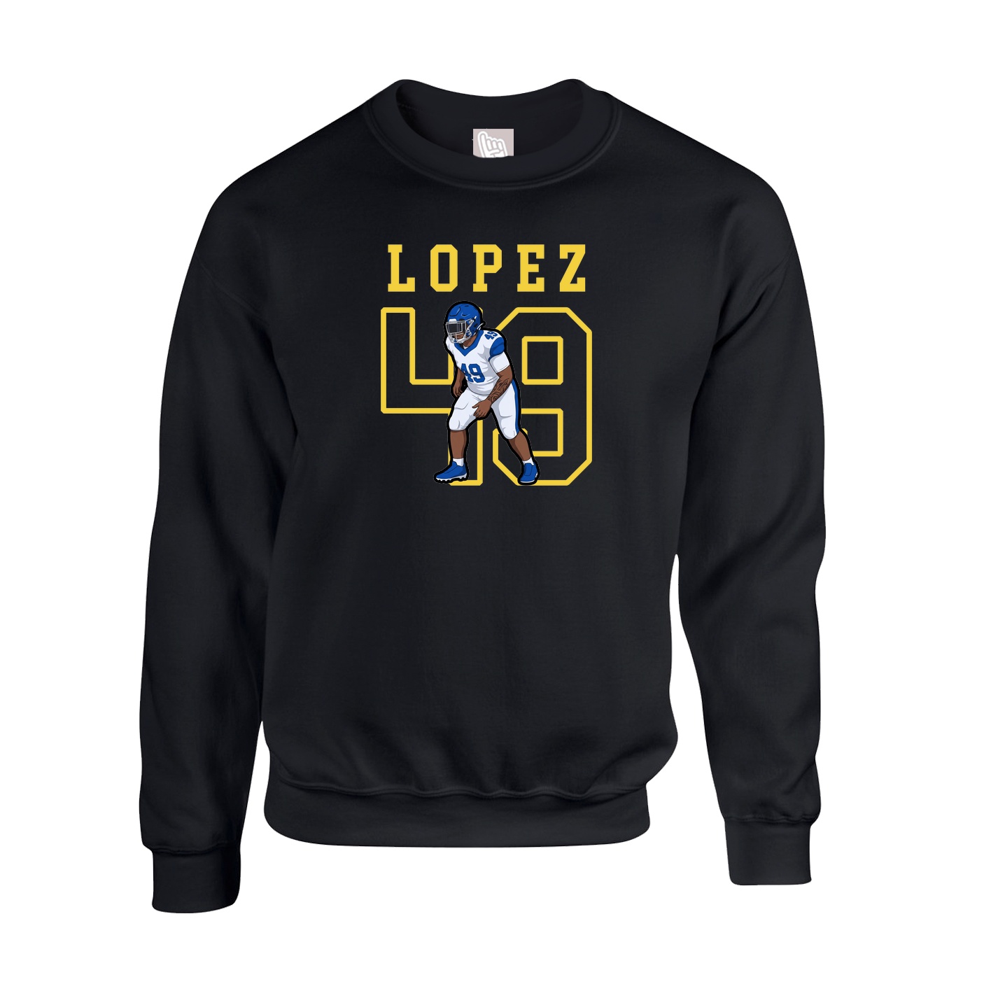 Fleece Crew — Shirsey in Black