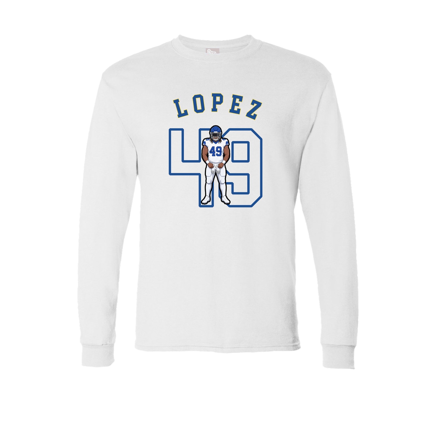 Long Sleeve Tee — Shirsey Arch in White