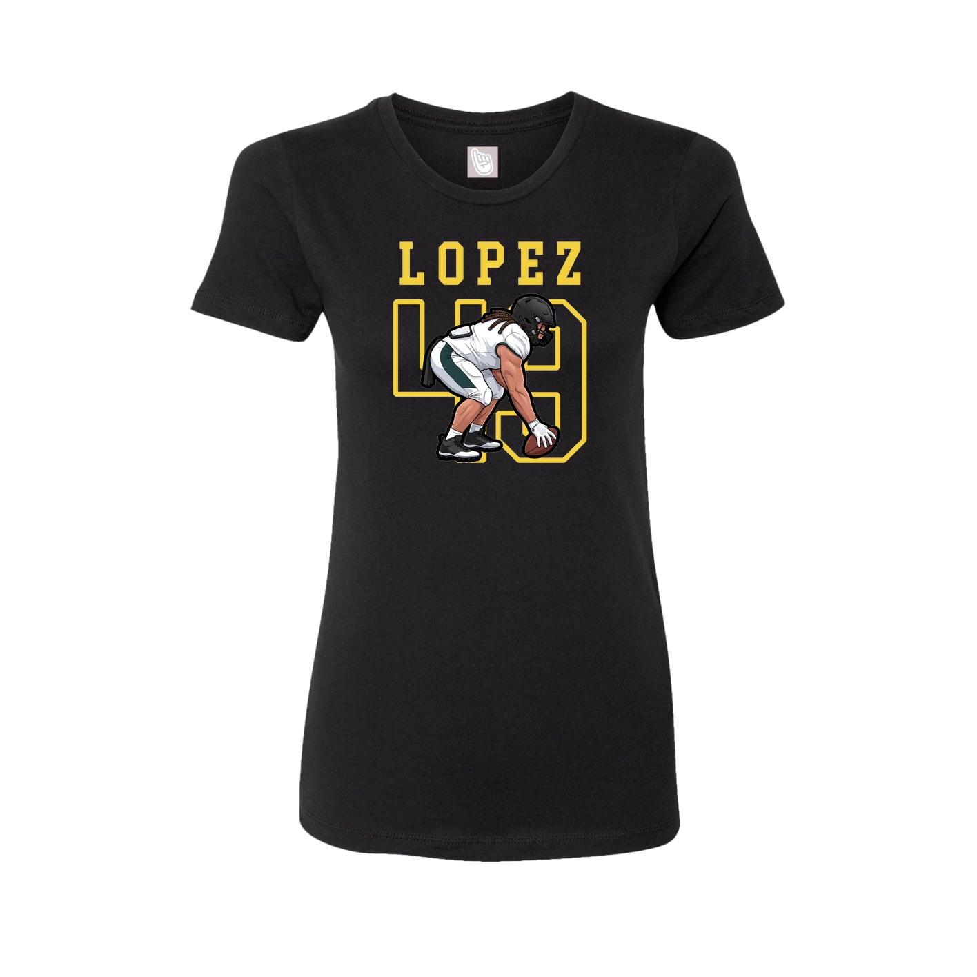 Fitted Women's Tee — Shirsey in Black