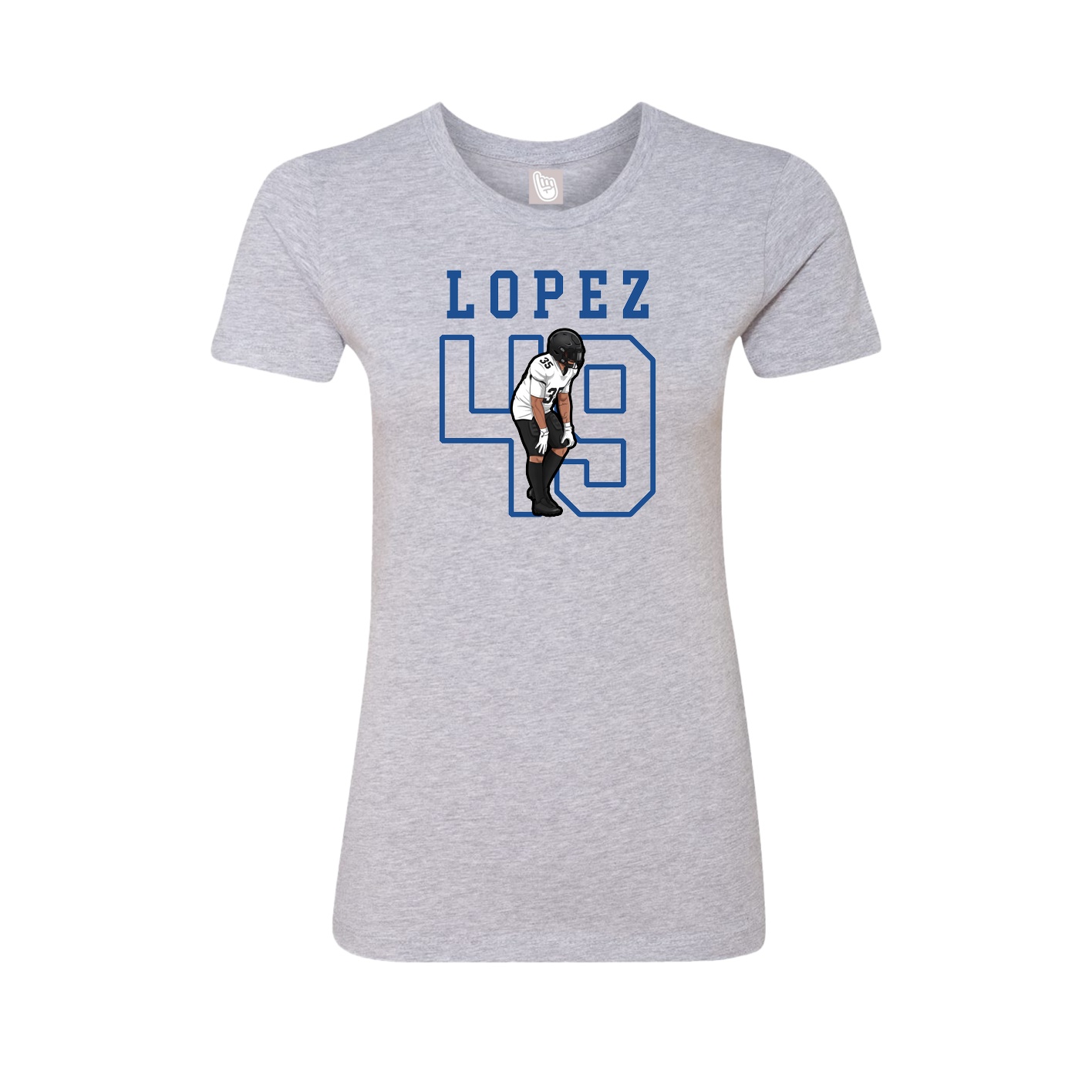 Fitted Women's Tee — Shirsey in Grey
