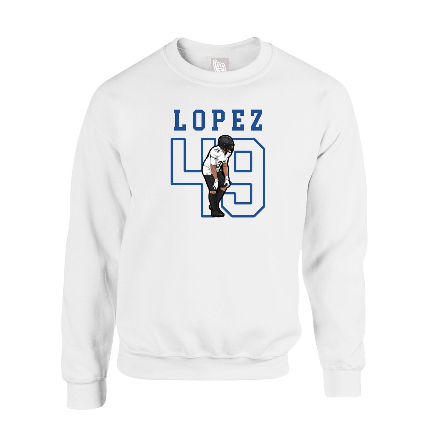 Fleece Crew — Shirsey in White