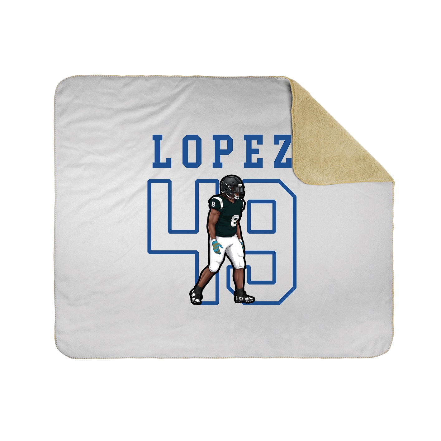 Throw Blanket — Shirsey in White
